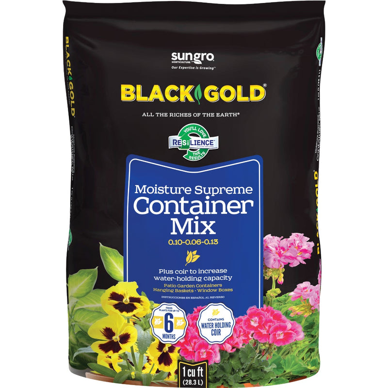 Black Gold Moisture Supreme 1 Cu. Ft. 19 Lb. Container Plants Potting Soil Mix