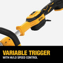 DEWALT 20V MAX Brushless Folding Cordless String Trimmer Kit with 5.0 Ah Battery & Charger