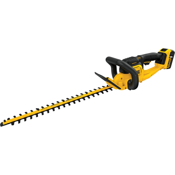 DEWALT 20V MAX Cordless Hedge Trimmer Kit with 5.0 Ah Battery & Charger