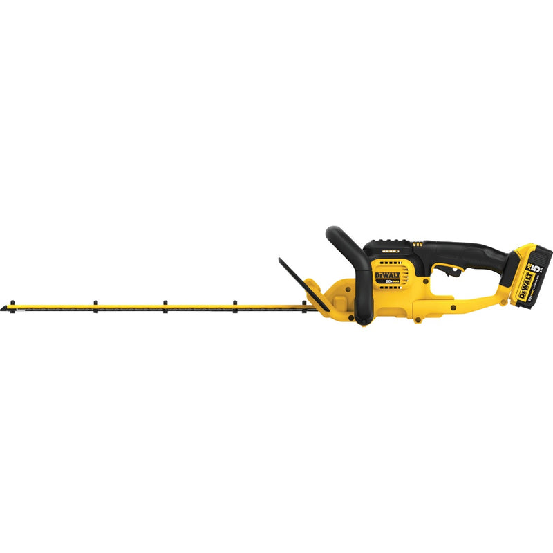 DEWALT 20V MAX Cordless Hedge Trimmer Kit with 5.0 Ah Battery & Charger