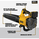 DEWALT 20V MAX XR Brushless Cordless Blower Kit with 5.0 Ah Battery & Charger