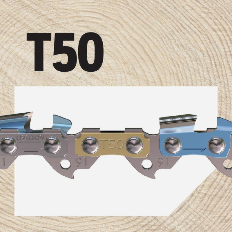 Oregon T50 VersaCut Saw Chain for 14 in. Bar - 50 Drive Links - fits Stihl, Remington, McCulloch, Craftsmand Homelite and more