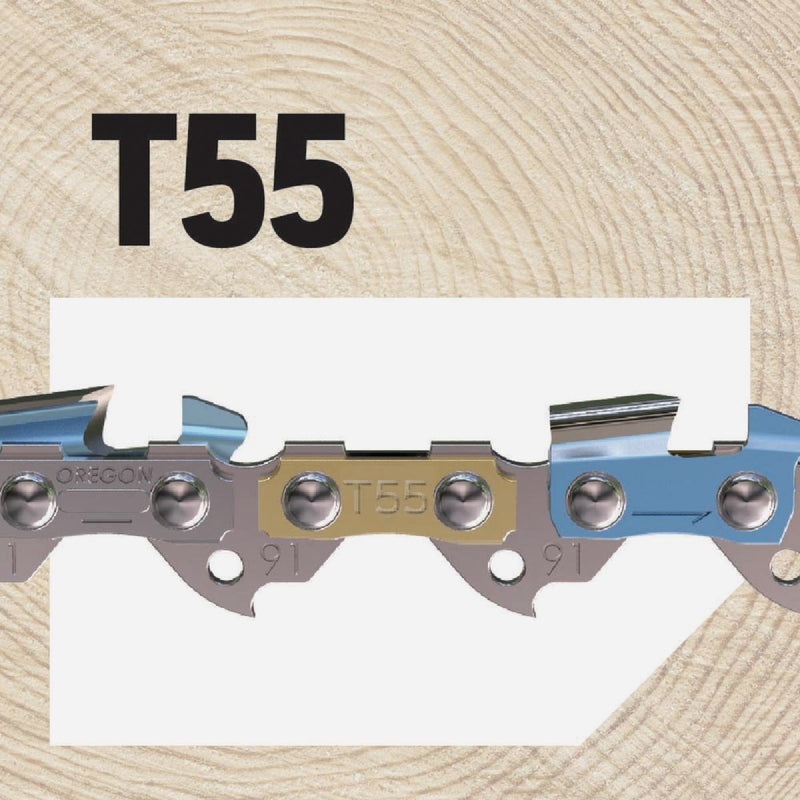 Oregon T55 VersaCut Saw Chain for 16 in. Bar - 55 Drive Links - fits Stihl, Craftsman, McCulloch and Poulan