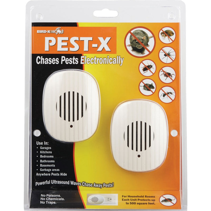 Pest X Ultrasonic 500 Sq. Ft. 110V Coverage Electronic Pest Repellent