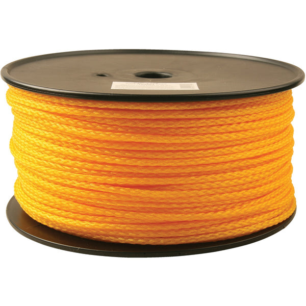 Do it Best 3/16 In. x 650 Ft. Yellow Braided Polypropylene Rope