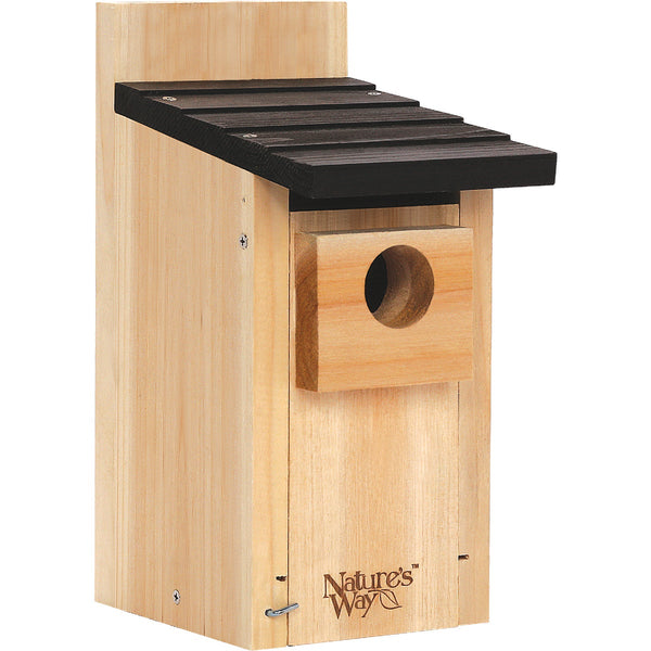 Nature's Way 5.5 In. W. x 12 In. H. x 8 In. D. Natural Cedar Bluebird House