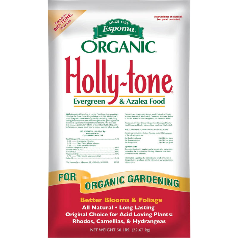 Espoma Organic 50 Lb. 4-3-4 Holly-tone Dry Plant Food