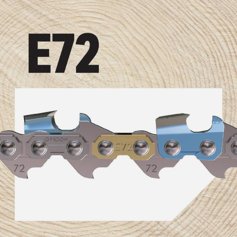 Oregon E72 PowerCut Saw Chain for 20in. Bar - 72 Drive Links - fits Echo, Husqvarna, Stihl, Makita, Craftsman and more