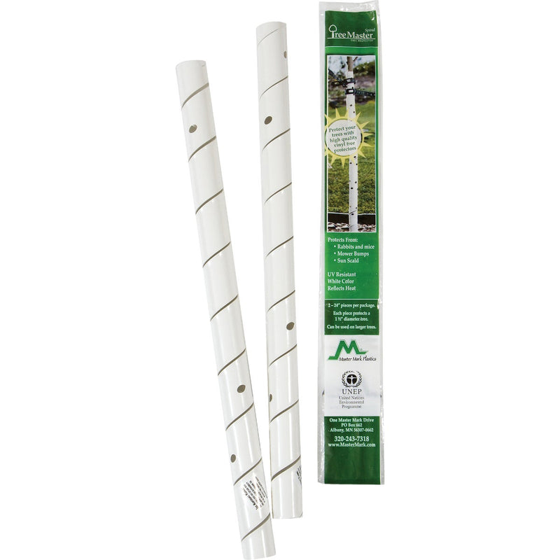 Master Mark Tree Master 4 In. W. x 24 In. L. Spiral Tree Protector (2-Pack)