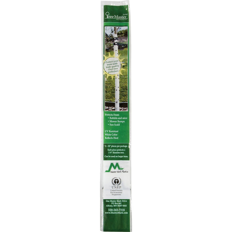 Master Mark Tree Master 4 In. W. x 24 In. L. Spiral Tree Protector (2-Pack)