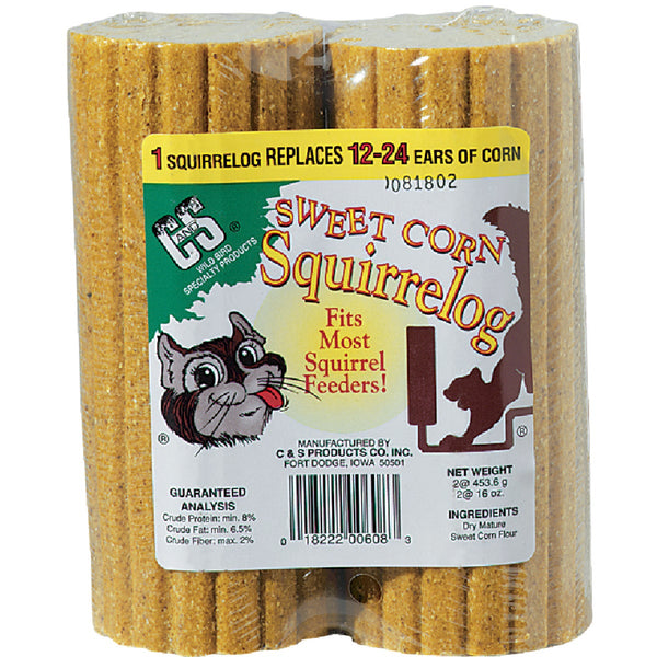 C&S 2 Lb. Sweet Corn Squirrelog Refill