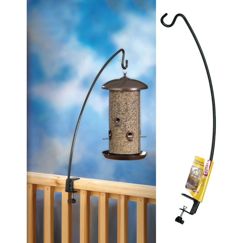 Stokes Select 33 In. Black Deck Clamp Bird Feeder Hook