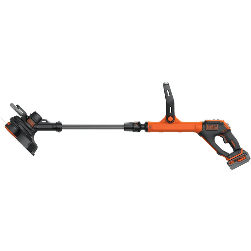 Black & Decker EasyFeed 20V MAX 12 In. Lithium Ion Straight Cordless String Trimmer/Edger