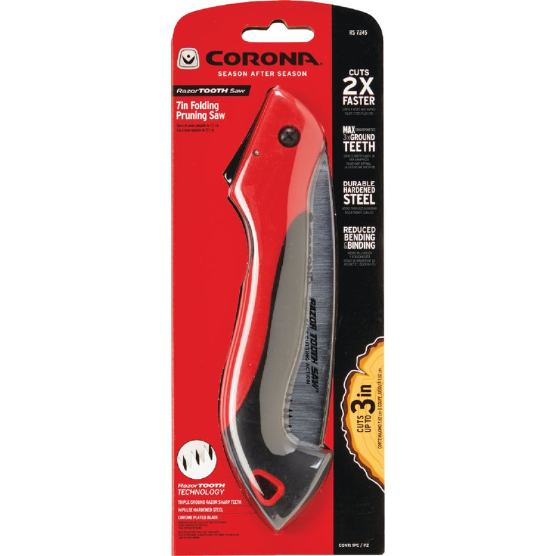 Corona Razor Tooth 7 In. Folding Pruning Saw