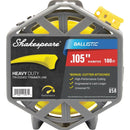 Shakespeare Ballistic 0.105 In.x 180 Ft. Tri-Edged Trimmer Line With Cutter