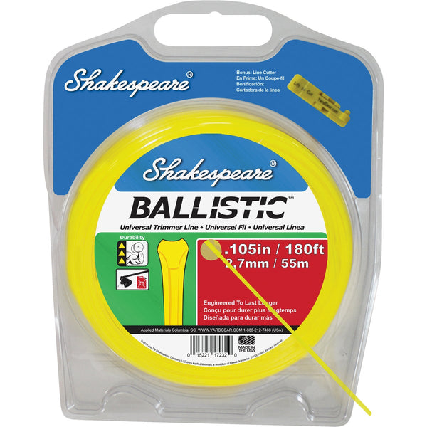 Shakespeare Ballistic 0.105 In.x 180 Ft. Universal Trimmer Line