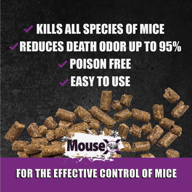 MouseX Pellet Mouse Killer, 8 Oz.