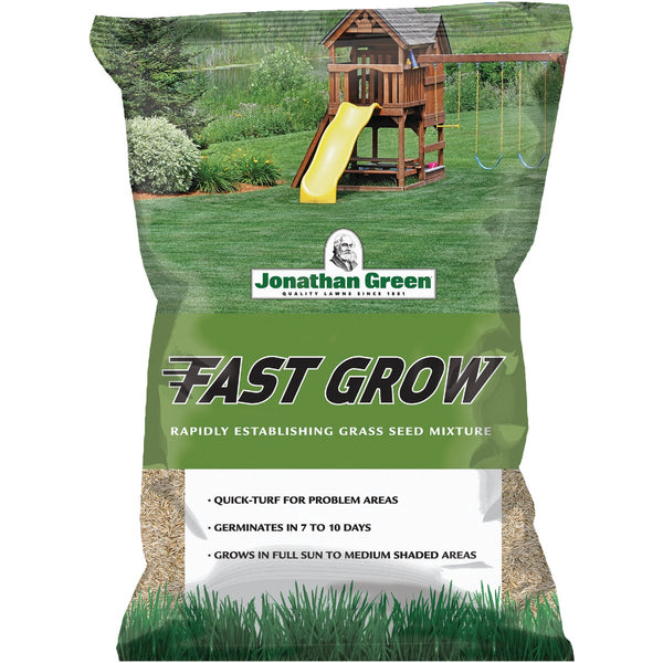 Jonathan Green Fast Grow 25 Lb. 6250 Sq. Ft. Coverage Ryegrass & Fescue Grass Seed