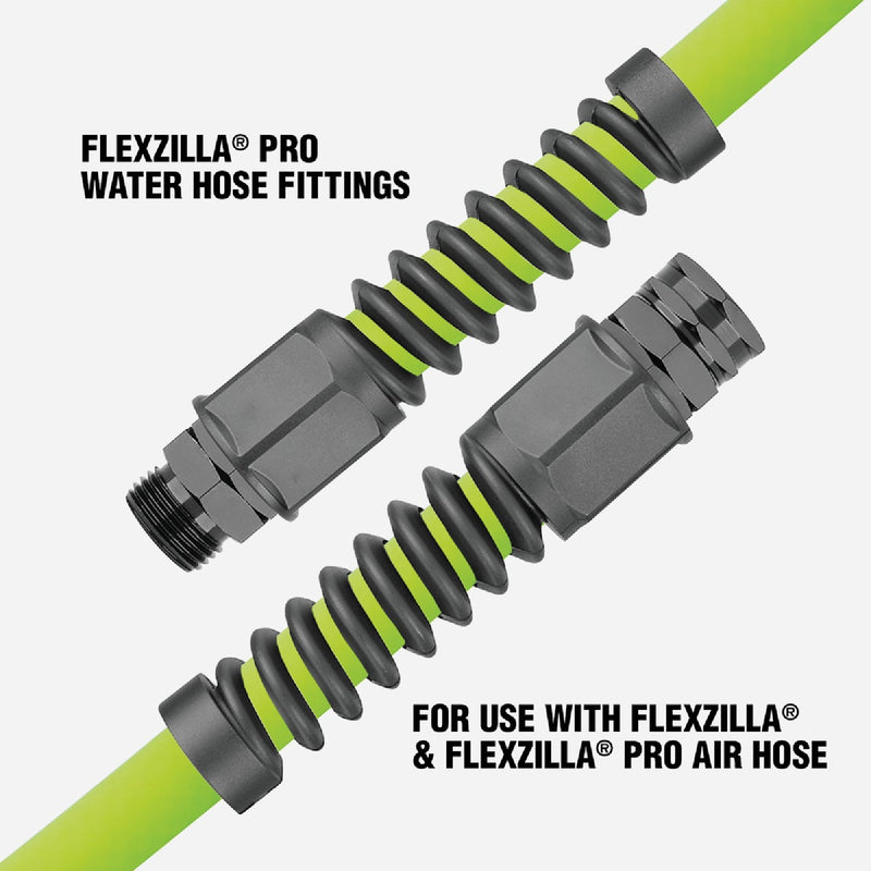 Flexzilla Pro 5/8 In. Barb 3/4 In. Male GHT Plastic Reusable End Hose Coupling