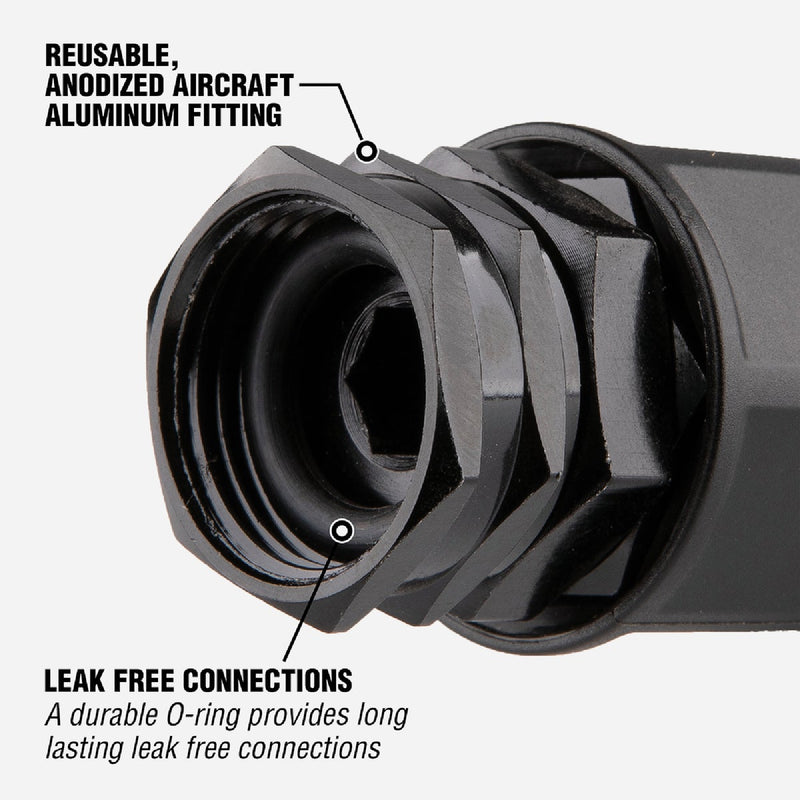 Flexzilla Pro 5/8 In. Barb 3/4 In. Female GHT Plastic Reusable End Hose Coupling