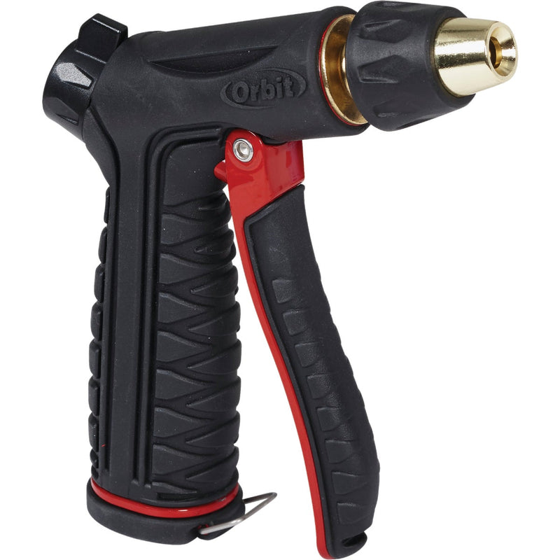 Orbit Pro Flo Metal Adjustable Pistol Nozzle, Black