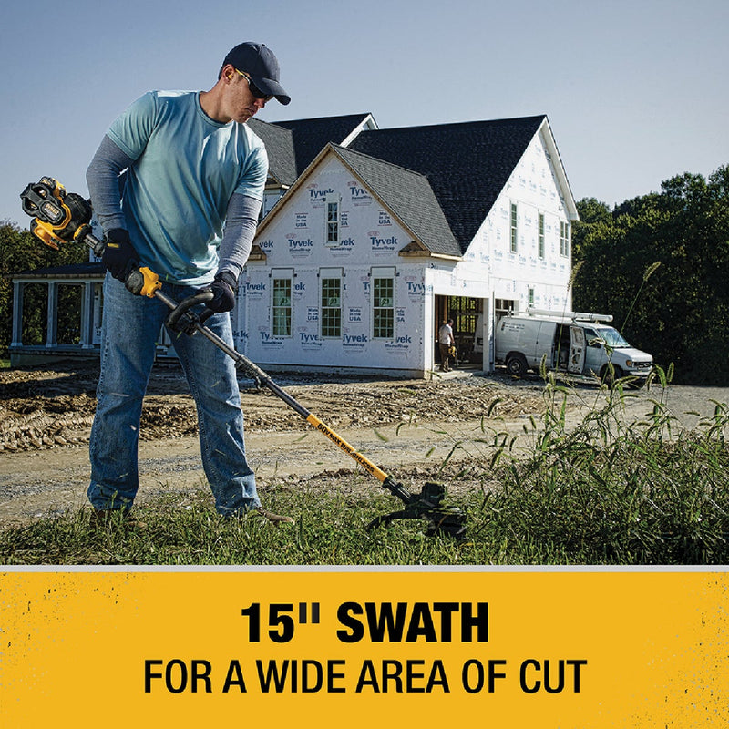 DEWALT FLEXVOLT 60V MAX Brushless Cordless String Trimmer Kit with FLEXVOLT 3.0 Ah Battery & Charger