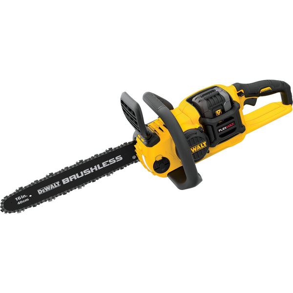 DEWALT FLEXVOLT 60V MAX Brushless 16 In. Cordless Chainsaw Kit with FLEXVOLT 9.0 Ah Battery & Charger