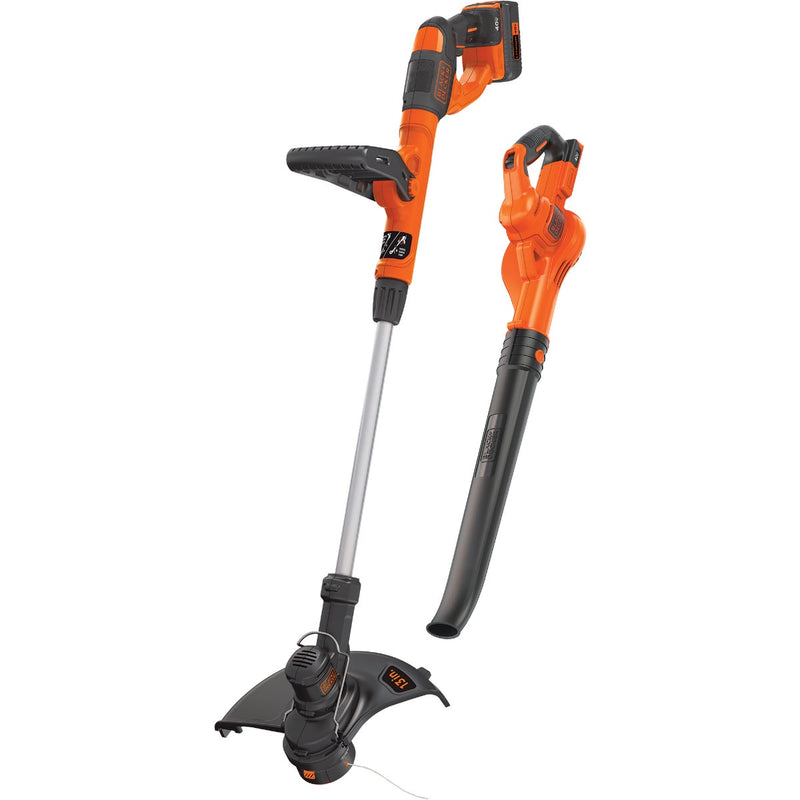 Black & Decker Max 40V String Trimmer & Sweeper Combo Kit