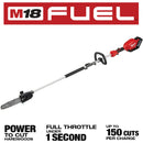 Milwaukee M18 FUEL Brushless 10 In. Cordless Pole Saw Kit with QUIK-LOK Attachment Capability & 8.0 Ah Battery & Charger