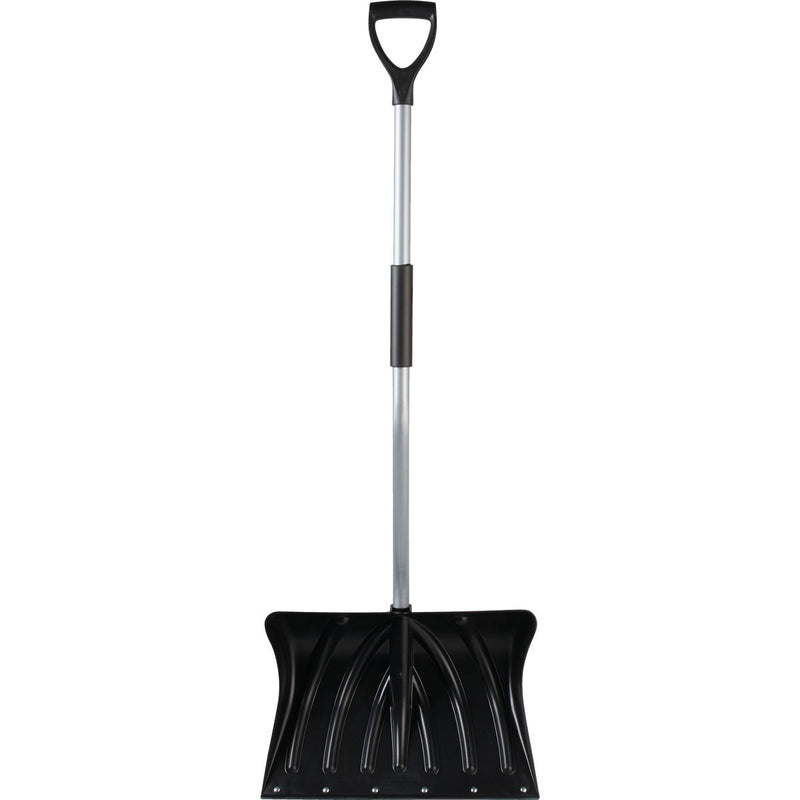 20 In. Poly Ergo Snow Shovel with Steel Wear Strip and 45 In. Steel Handle