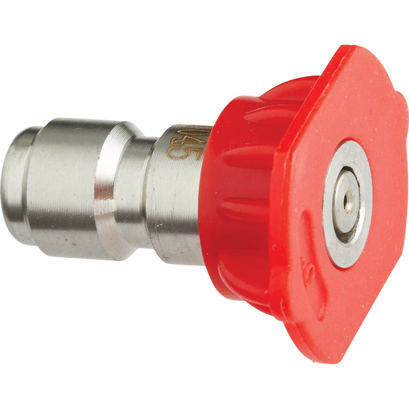 Forney Quick Connect 4.5mm 0 Deg. Red Pressure Washer Spray Tip