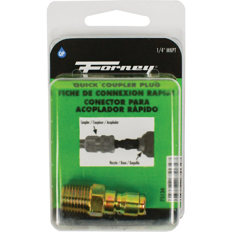 Forney 1/4 In. Male Quick Connect Pressure Washer Plug