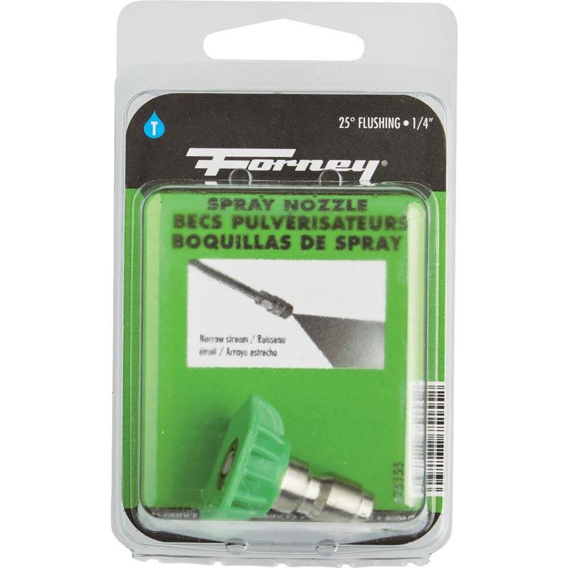 Forney Quick Connect 4.5mm 25 Deg. Green Pressure Washer Spray Tip