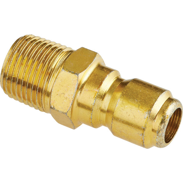 Forney 3/8 In. Male Quick Connect Pressure Washer Plug