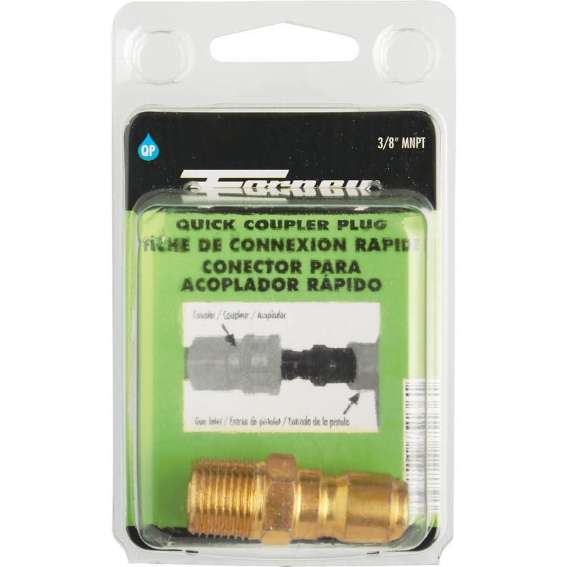 Forney 3/8 In. Male Quick Connect Pressure Washer Plug