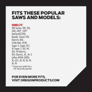 Oregon S59 AdvanceCut Saw Chain for 16 in. Bar - 59 Drive Links - fits Homelite and more