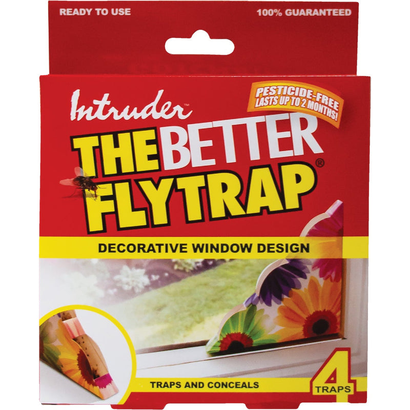 Intruder The Better Flytrap Disposable Indoor Fly Trap (4-Pack)