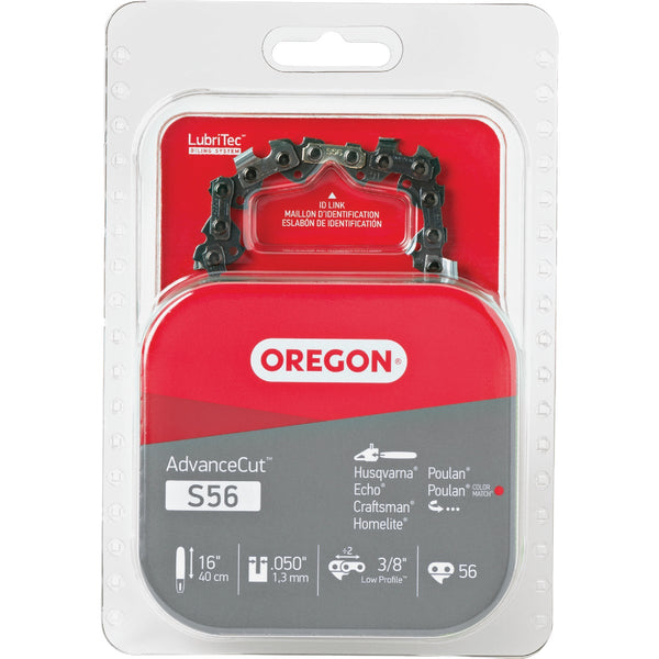 Oregon S56 AdvanceCut Chainsaw Chain for 16 In. Bar - 56 Drive Links