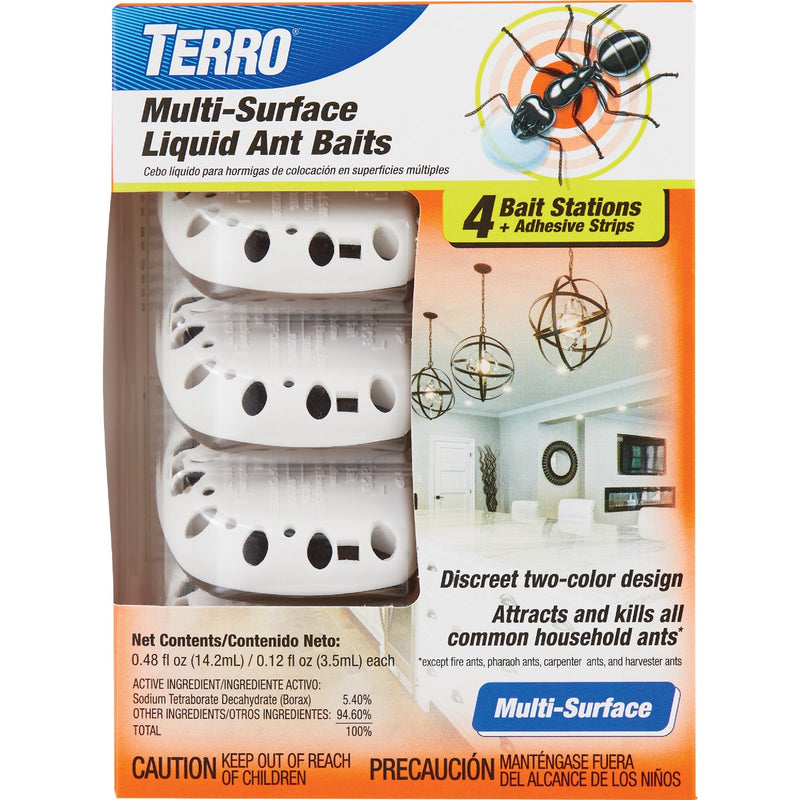 Terro Multi-Surface Liquid Ant Bait Station (4-Pack)