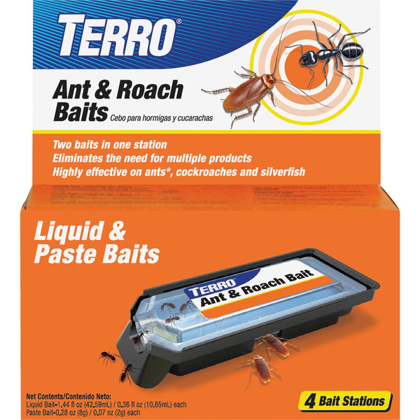 Terro Liquid Ant & Roach Bait (4-Pack)