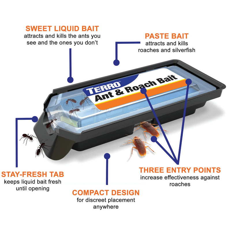 Terro Liquid Ant & Roach Bait (4-Pack)