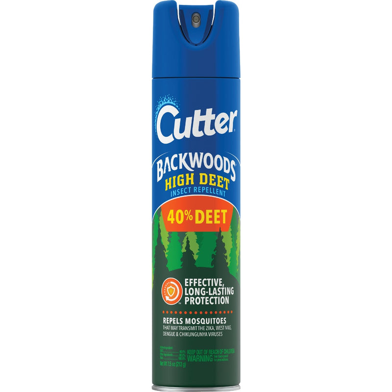 Cutter Backwoods High Deet 7.5 Oz. Insect Repellent Aerosol Spray