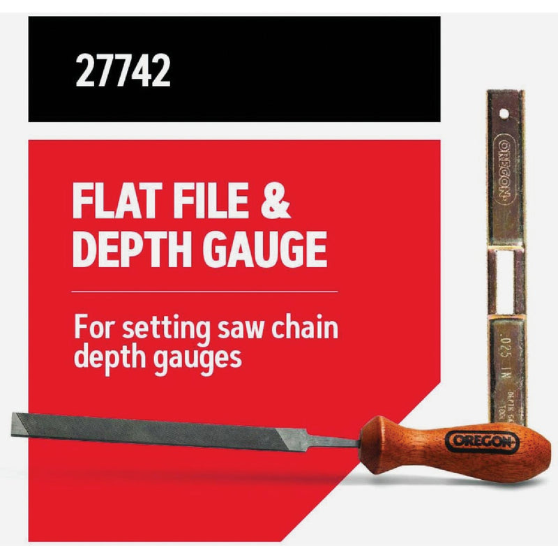 Oregon Chainsaw Flat File and Depth Gauge