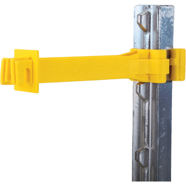 Dare Snug Snap-On Yellow Polyethylene Electric Fence Insulator (15-Pack)