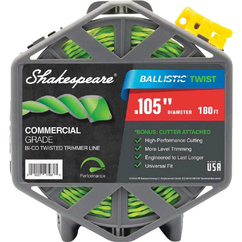 Shakespeare Ballistic Twist 0.105 In. x 180 Ft. Trimmer Line with Cutter