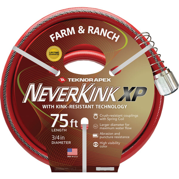 NeverKink XP 3/4 In. x 75 Ft. Farm & Ranch Hose