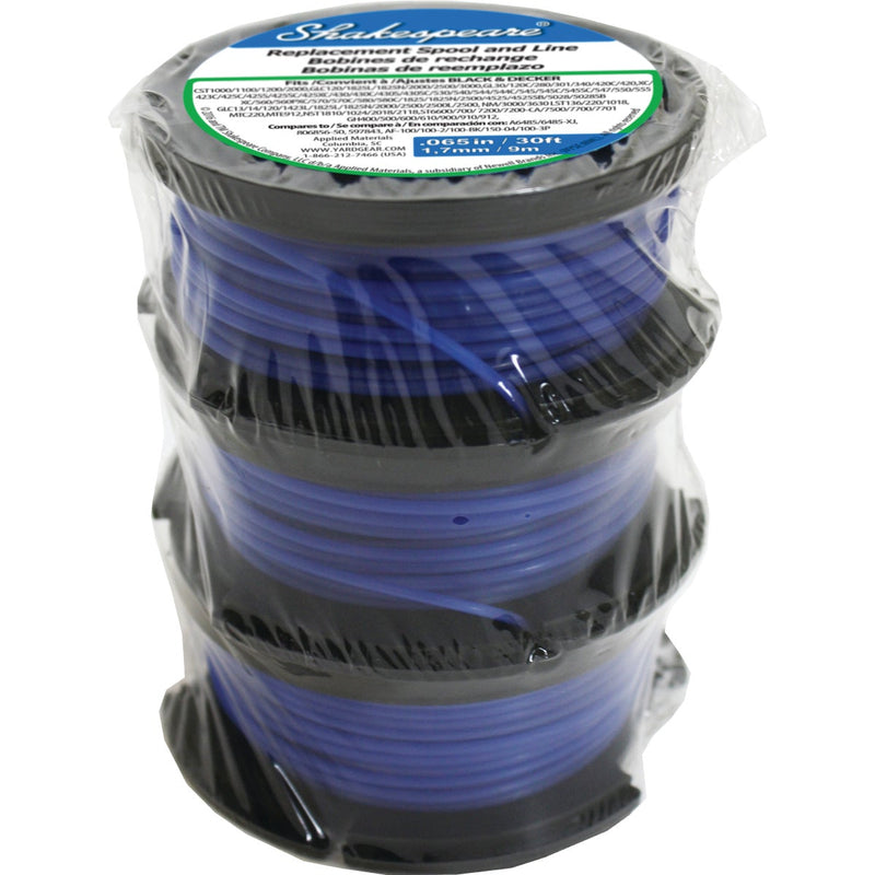 Shakespeare 0.065 In. x 30 Ft. Trimmer Spool (3-Pack)