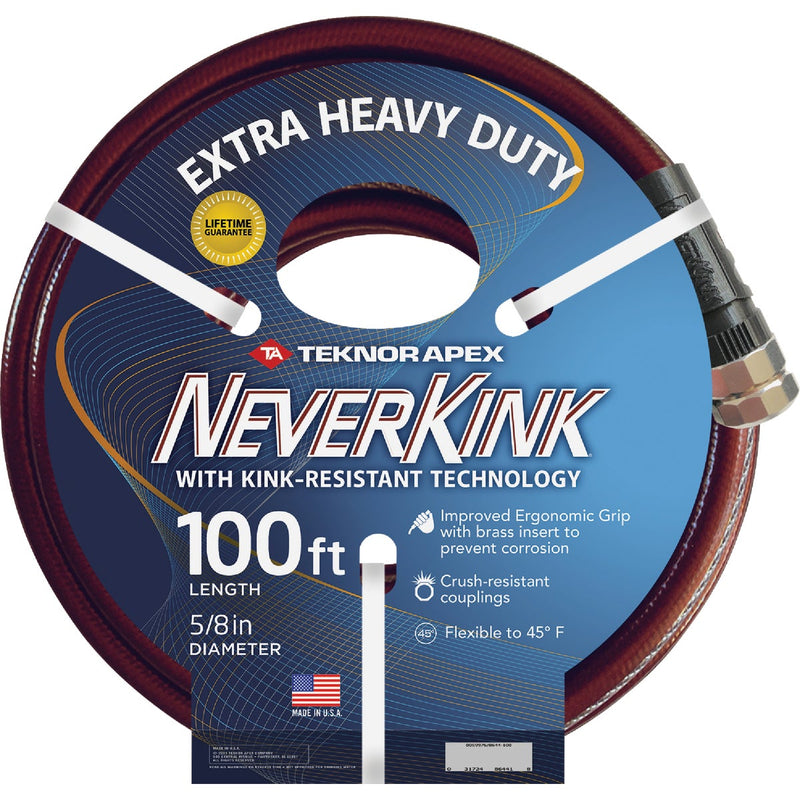 Teknor Apex Neverkink 5/8 In. Dia. x 100 Ft. L. Extra Heavy-Duty Garden Hose