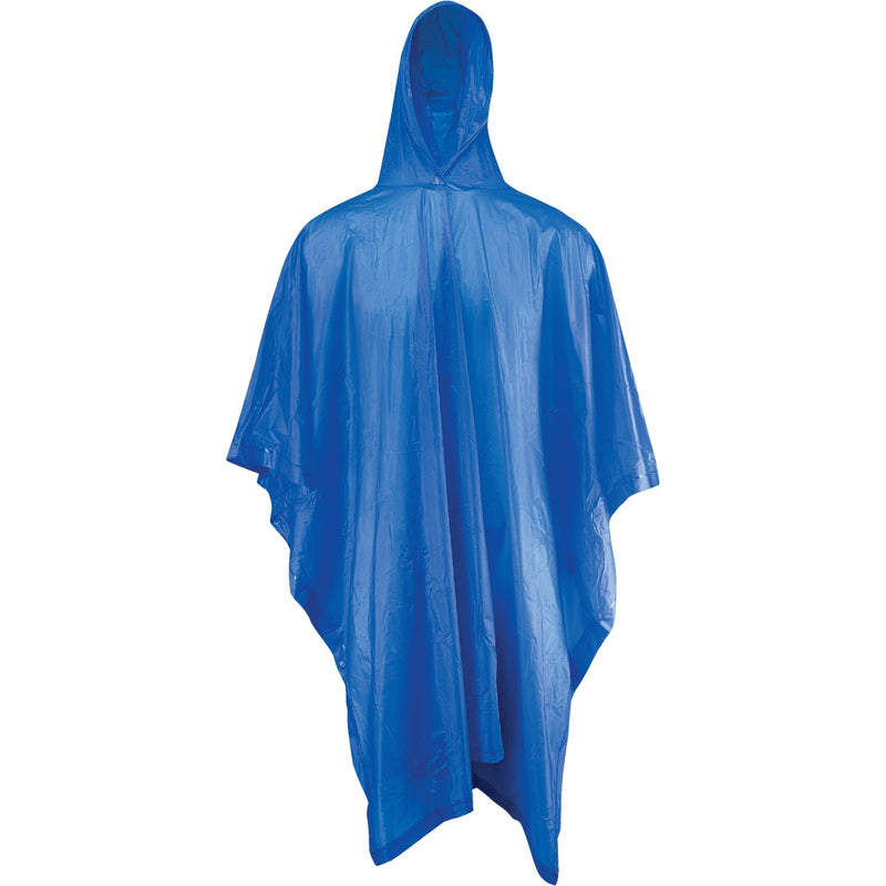 West Chester Protective Gear 50 In. x 80 In. Blue Rain Poncho