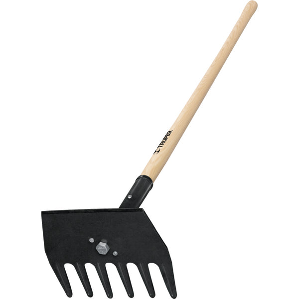 Truper Industrial McLeod 11 In. Steel Fire Landscape Rake (6-Tine)